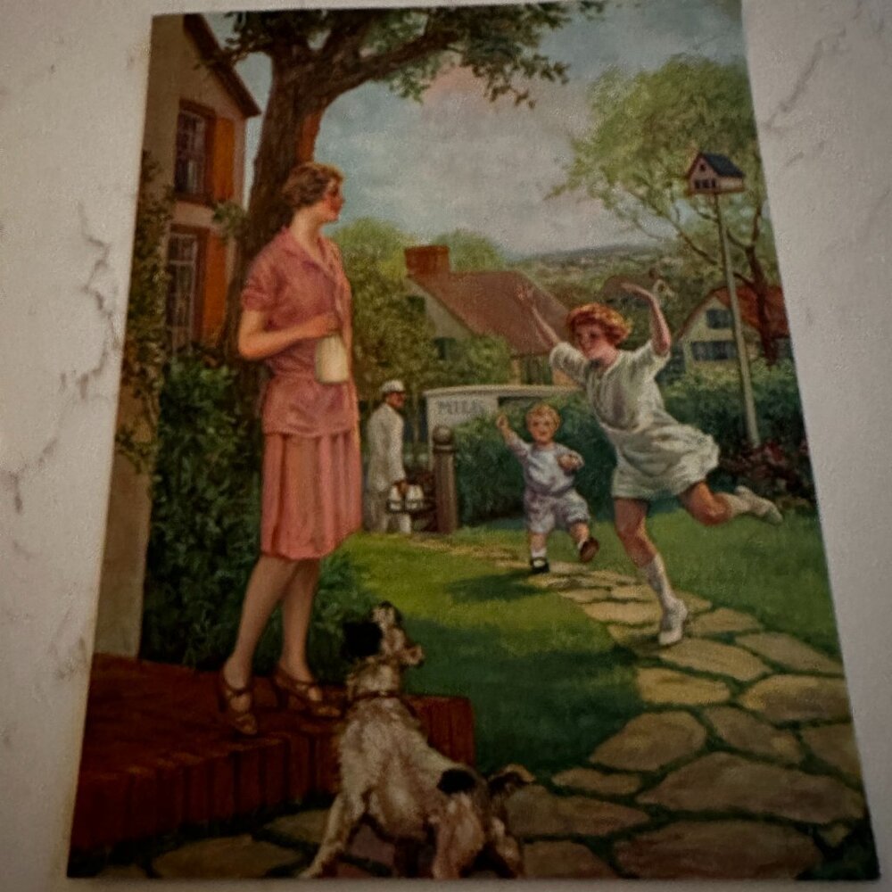 Vintage Calendar Art Print by F. R. Harper